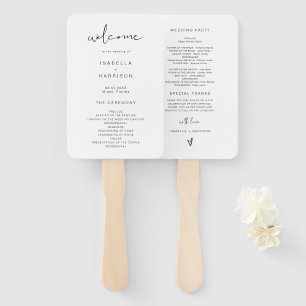 Éventail ADELLA Edgy Programme de Mariage minimaliste moder