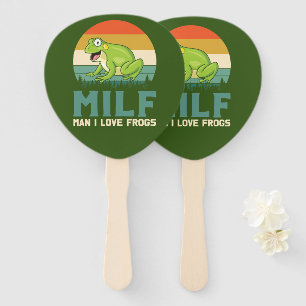 Éventail Aimer Grenouilles Fans à main