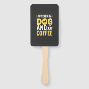 Éventail Amateur de café chien propulsé par le design