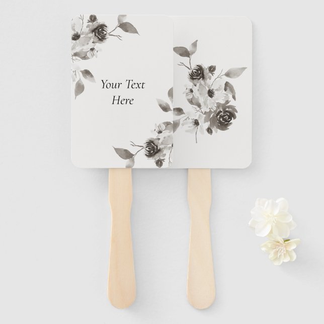 Éventail Approvisionnement de ventilateur de Sepia Toné Per (Devant et derrière)