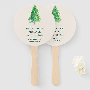 Éventail Arbre de la forêt amusant Noël Mariage Partie