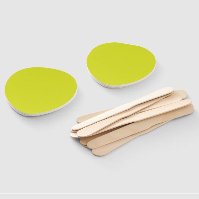 Éventail Arrière-plan jaune plat – Texture de rentrée scola (Non-assemblé)