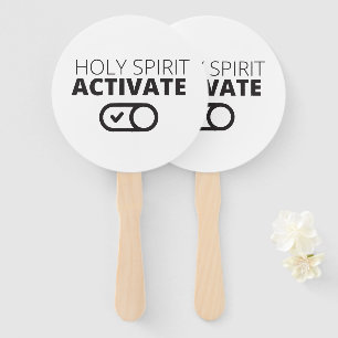 Éventail B/W Saint-Esprit Activer l'icône Gospel Graphique 