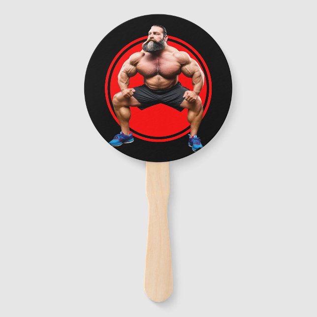 Éventail Barbu Musclé (Devant)