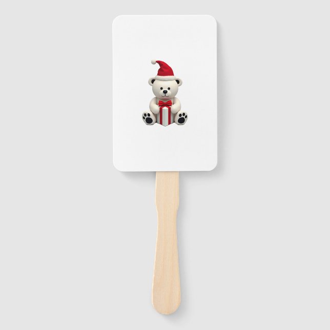 Éventail Bear Christmas Christmas (2) (Devant)