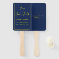 Beau Mariage bleu et jaune