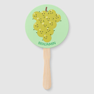 Éventail Belle bande de raisins amusante illustration