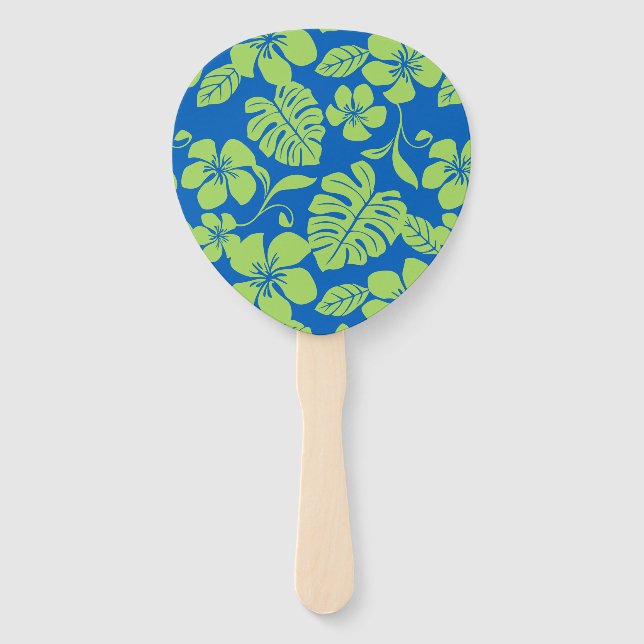 Éventail BIKINI ROSE (BLEU/VERT) Ensemble de ventilateurs (Devant)