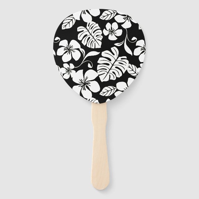 ÉVENTAIL BIKINI ROSE (NOIR/BLANC) (Devant)