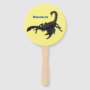 Éventail Black hungry scorpion