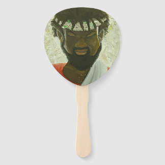 Éventail Black Jesus retourne le ventilateur à main