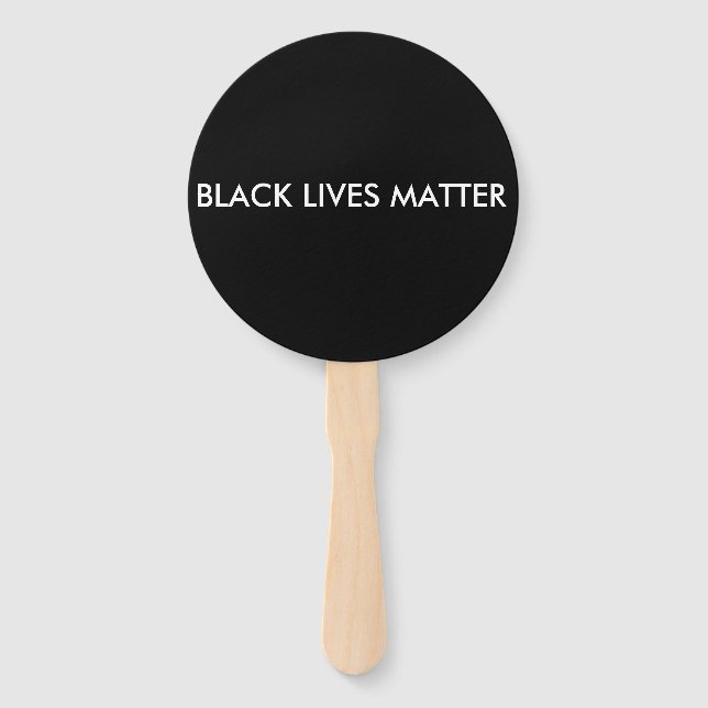Éventail Black Lives Matt Ensemble de ventilateurs (Devant)