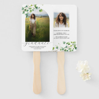 Éventail Boho Arch Ivy, Diplôme Blanc