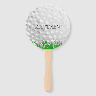 Éventail Boule de golf en Herbe Personnalisé