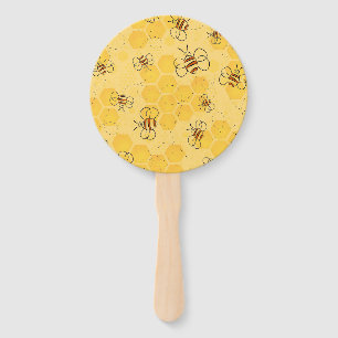 Éventail Bourdonnement d'abeilles Abeilles à miel Mignonnes