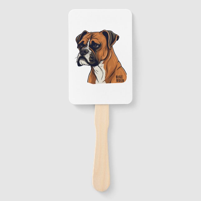 Éventail Boxer Bark Designs Punchy Graphic designs (Devant)