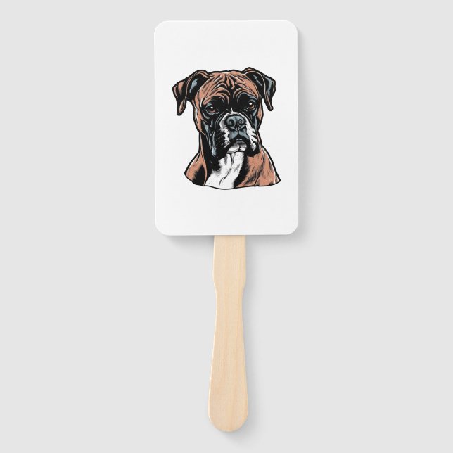 Éventail Boxer Buddy Humoristique Protective (Devant)