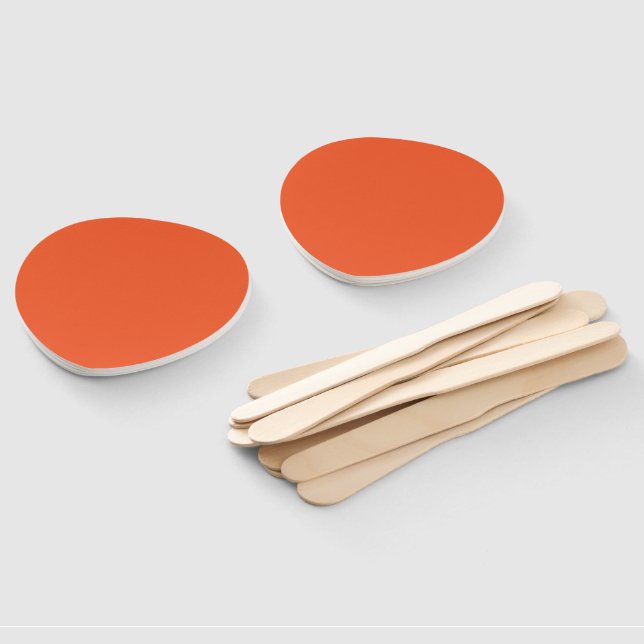 Éventail Bright Solid Orange Background  (Non-assemblé)