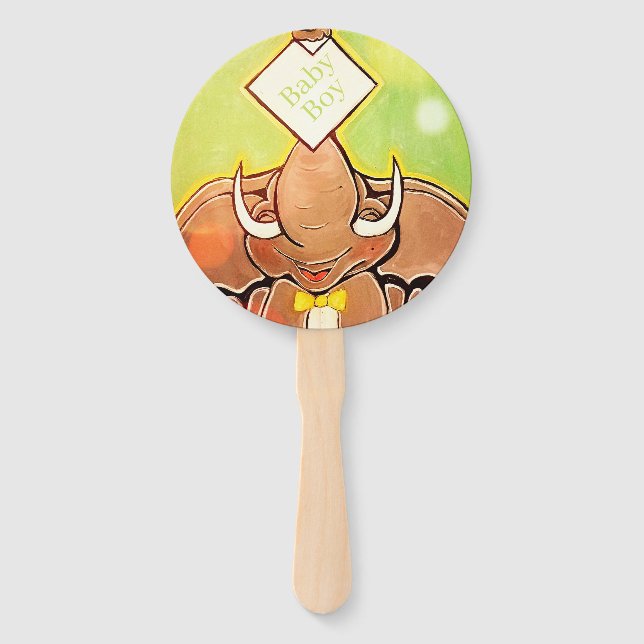 Éventail Bruce, Les Fans À Main De L'Épelle Eléphante (Devant)