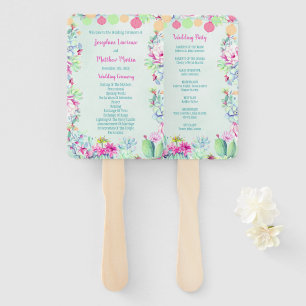 Éventail Cactus Lantern Fiesta Cérémonie Mariage Succulente