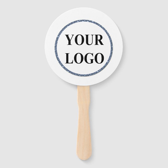 Éventail Cadeau de Noël AJOUTER VOTRE LOGO Joyeux Noël (Devant)