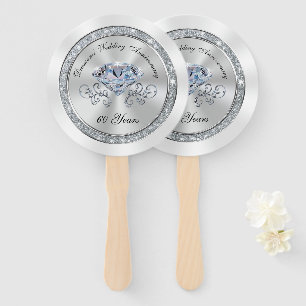 Éventail Cadeaux de fête d'anniversaire de mariage de 60 an
