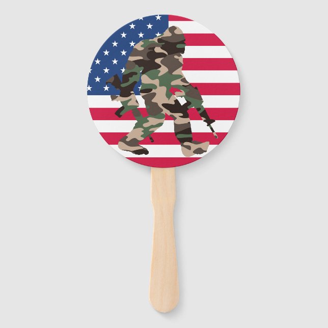 Éventail Camo Bigfoot Sasquatch (Devant)