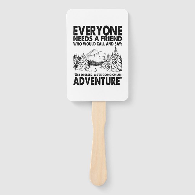 Éventail Camper Gift | Everyone Needs A Friend Birthday (Devant)