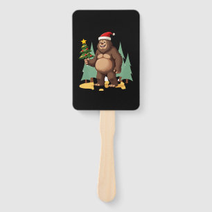 Éventail Chapeau de Père Noël pour sapin de Noël Bigfoot (3