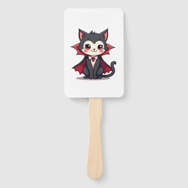 Éventail Chat Vampire � T-shirt pour animal de compagnie Ha (Devant)