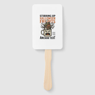 Éventail Chemise graphique de mug hanté Halloween Café effr