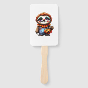 Éventail Chemise T-Shirt Oversized Clown Sloth Halloween
