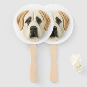 Éventail Chien de berger d'Anatolie Inspiré de la 3D