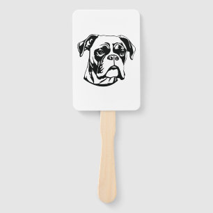 Éventail Chien de boîte