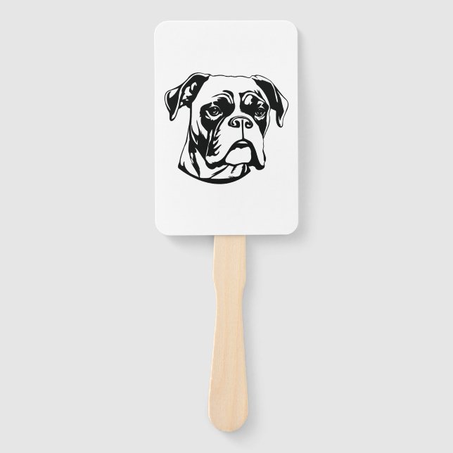 Éventail Chien de boîte (Devant)