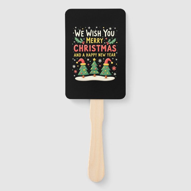 Éventail Christmas Christmas Christmas Christmas Christmas  (Devant)