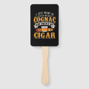 Éventail Cigar Lover Mon Cognac Et Fumer Mon Cigar