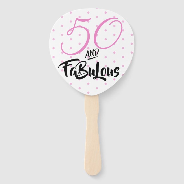 Éventail Cinquante et Fantastique Soirée d'anniversaire des (Dos)