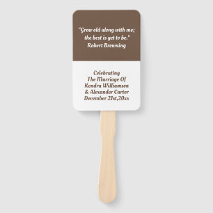 Éventail Citation simple d'amour inspirationnel Mariage Mar