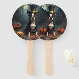 Éventail Citrouilles Épouvantables d'Halloween de Terrier d