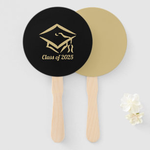 Éventail Classe de graduation de 2025 BLKVMG Personnaliser