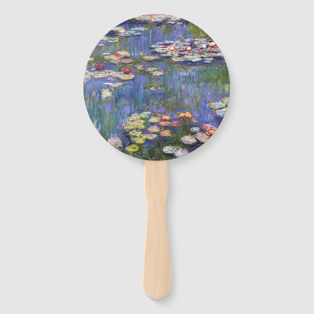 Éventail Claude Monet - Nymphéas (Devant)
