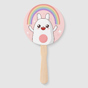 Éventail Clipart arc-en-ciel de Kawaii