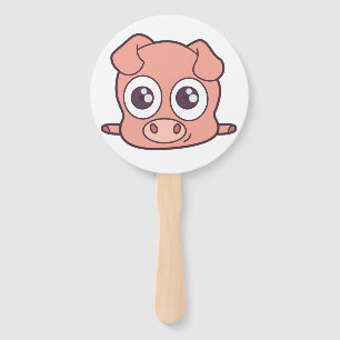 Éventail Clipart mignon de porc