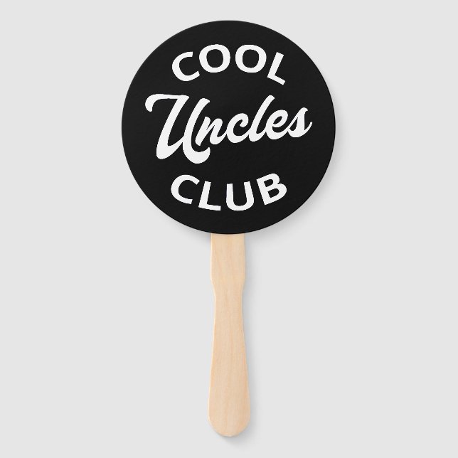 Éventail Club des oncles cool I (Devant)