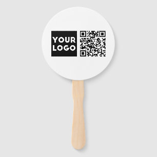 Éventail Code QR modifiable et logo ou image de votre entre