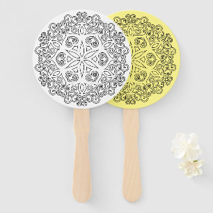 Éventail Colorez votre propre MANDALA - do-it-yourself Colo
