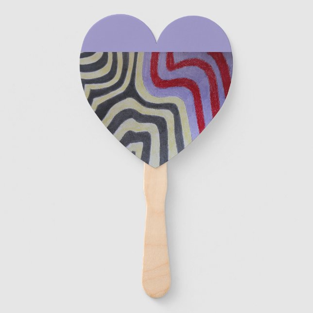 Éventail Coloured Waves Set of Fans (Dos)