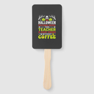 Éventail Conception de café assez effrayante pour Halloween