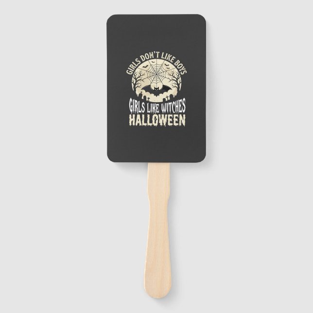 Éventail Conception de chauve-souris Halloween pour filles  (Devant)